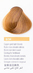 Краска для волос Lakme Chroma 8/34, блондин золотисто-медный, безаммиачная, перманентная, 60 мл  78341 - Изображение №1 Краска для волос Lakme Chroma 8/34, блондин золотисто-медный, безаммиачная, перманентная, 60 мл - 1