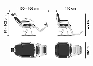 Мужское кресло JUPITER 389 BLACK CARBON TAILOR MADE Ceriotti 48224SN - Изображение №5 Мужское кресло JUPITER 389 BLACK CARBON TAILOR MADE - 5