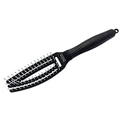 Щетка для волос Fingerbrush Care Iconic Nylon Bristles Black S