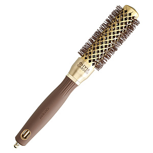 Термобрашинг для волос EXPERT BLOWOUT SHINE Wavy Bristles Gold&Brown 25 мм - 1