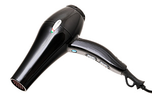 Профессиональный фен Mega Cosmo 2200 Вт Gamma PIU SRL 100 черный - Изображение №2 Профессиональный фен Mega Cosmo 2200 Вт - 2