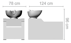 Мойка парикмахерская IMPERIAL Ceriotti 57199S - Изображение №5 Мойка парикмахерская IMPERIAL - 5