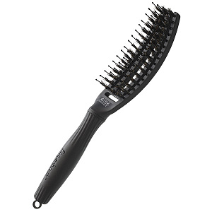 Щетка для волос Olivia Garden  Fingerbrush ID1730, Care Iconic Boar&Nylon Full, Black, размер- S - 2