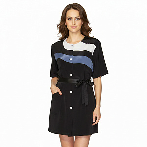 Халат для парикмахера "Niagara" черный - 2