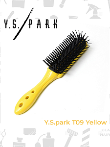 Щётка для укладки Y.s.park T09 Yellow, Pro Straight Air Styler N9 , yellow, 9-тирядка, жёлтая, 23 см - 2