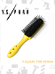 Щётка для укладки Y.s.park T09 Yellow, Pro Straight Air Styler N9 , yellow, 9-тирядка, жёлтая, 23 см - 2