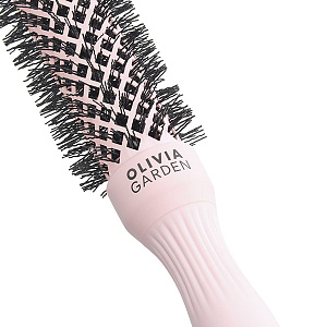 Термобрашинг Olivia Garden ID2221, Expert Blowout SpeedXL Wavy Bristles Pastel Pink, 25 мм, розовый - 4