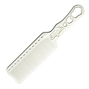 Расческа для стрижки под машинку Y.S.park s282 white, slim type, 24 см, белая 